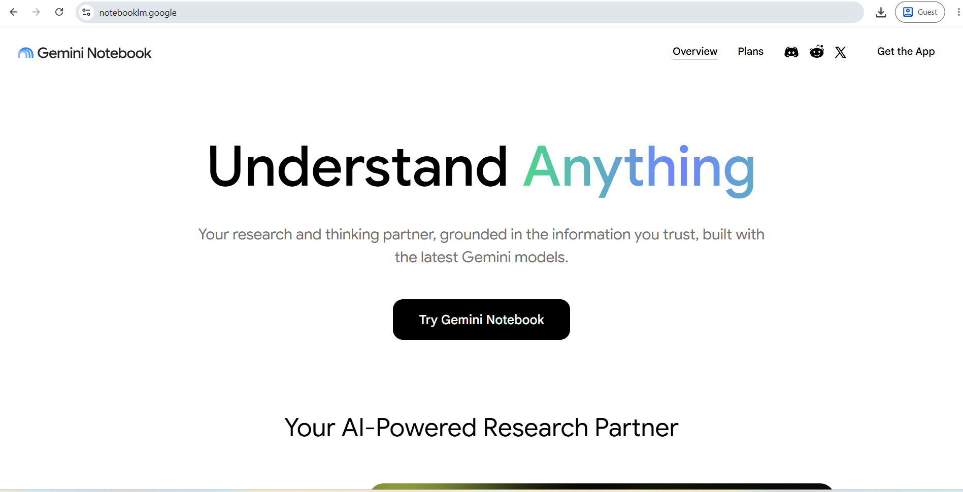 Google NotebookLM PDF Summarization Interface Screenshot